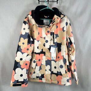 Women's Roxy Alofted Puffy Ski Jacket Size XL With Powder Skirt New With Tags